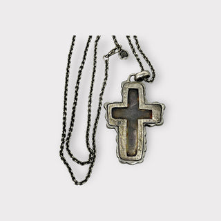 Givenchy Scrolled Cross Pendant Necklace at Fonfrege.com