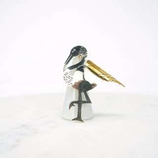 Flamingo Brooch Pin  Designer: Unknown, Taxco  Material: sterling silver, brass  Period: 1940s. Available at Fonfrege.com