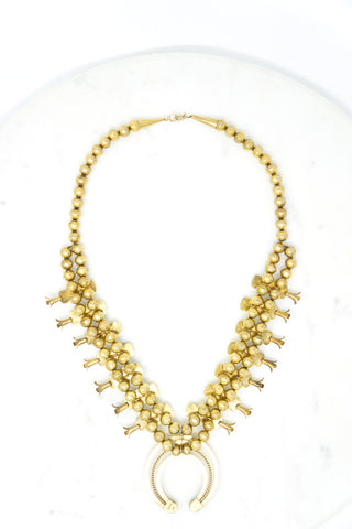 Gold Vermeil Squash Blossom