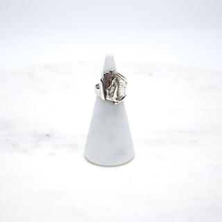 Abstract Fishtail ring  Designer: unknown  Material: Sterling Silver  Period: 1970s. Available at Fonfrege.com