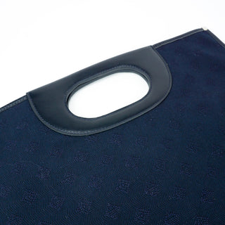 Castellane Canvas Jacquard Flat Shopper Tote