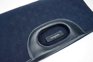 Canvas flat shopping tote. Made in Italy. Available at fonfrege.com