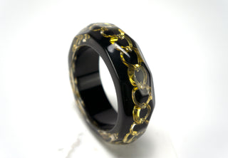 Punk Pop Chain Lucite Bangle Bracelet at Fonfrege.com