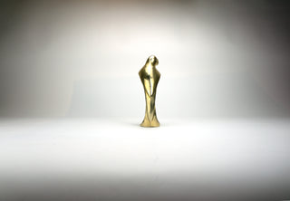 Midcentury Brass Parrot Figure