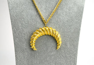 Vintage Maison de Fou Byzantine Crescent Necklace