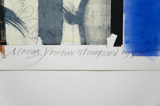 Artist: Margot Voorhies Thompson Date: 1990 Medium: Lithograph Dimensions: 55 ½” x 37 ½” Format: Unframed Condition: Very good, some minor curling of corners. Available at fonfrege.com. Price upon request.