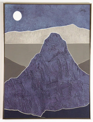 Artist: signed, illegible Date: 1990s Medium: print, signed and numbered Dimensions: 20"x0.75"x26" each (L x W x H).  Pair, set of 2.  Format: Framed. May be removed from frame upon request. Available at fonfrege.com