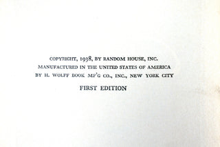 Out of Africa, Isak Dinesen. Random House, 1938. Stated First Edition. Available at fonfrege.com
