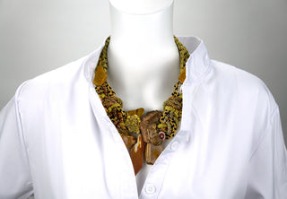 Pyrite and Agate Choker, Alex&Lee circa 1979 – 1981. Available at Fonfrege.com
