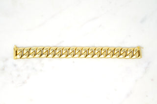 Double-Sided 18K Curb Link Bracelet, Abel & Zimmerman available at Fonfrege.com