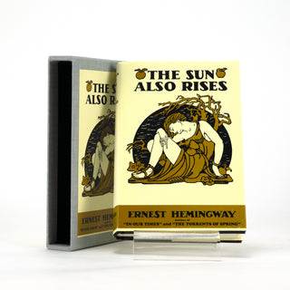 The Sun Also Rises, Ernest Hemingway. Charles Scribner’s and Sons, 1926. First Edition reprint by Collector’s Reprints, Inc., 1990.  Available at fonfrege.com