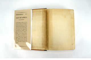 Out of Africa, Isak Dinesen. Random House, 1938. Stated First Edition. Available at fonfrege.com