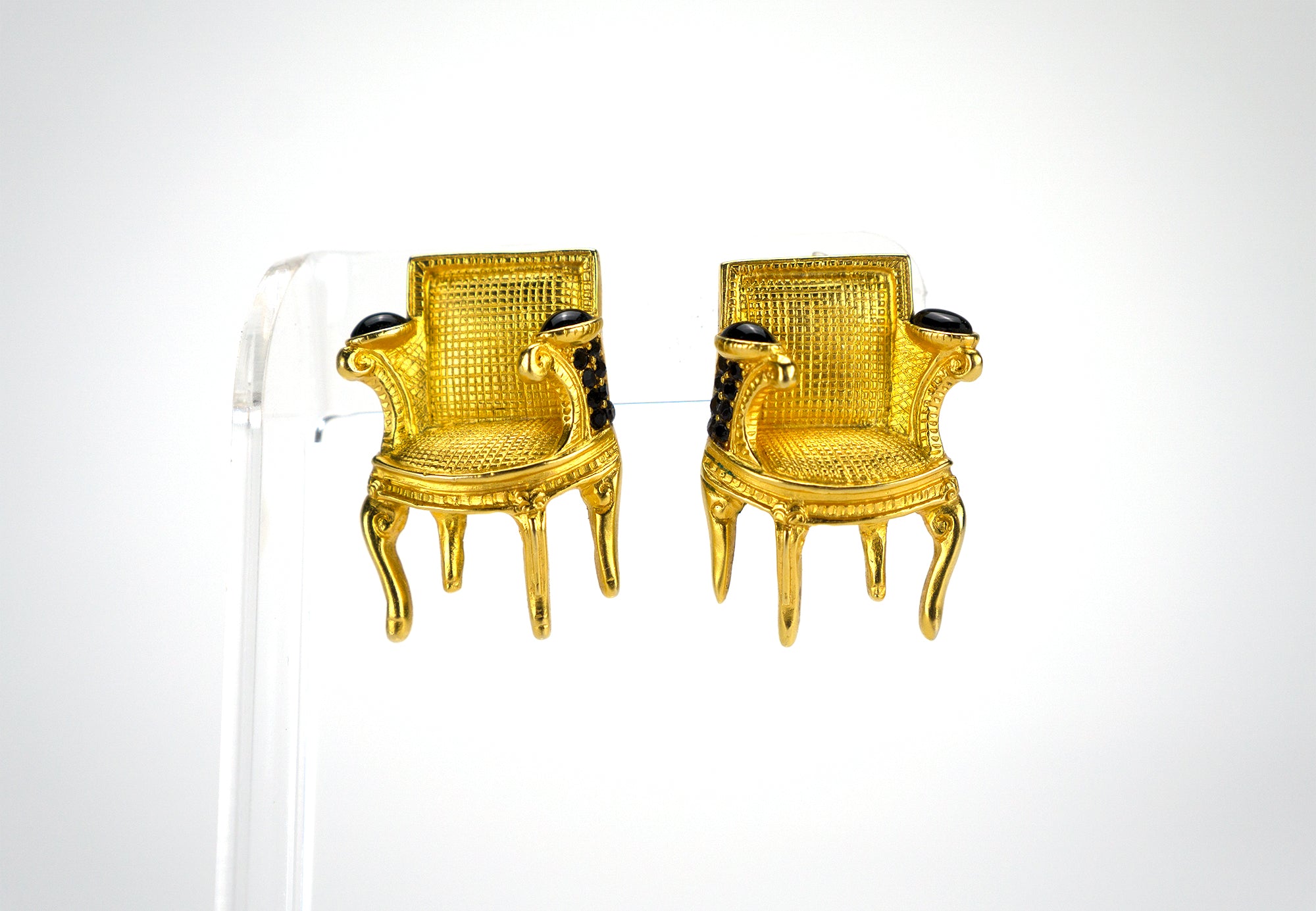 Karl Lagerfeld, Jewelry, Vintage Karl Lagerfeld Louis Xvi Chair Pin