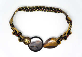 Rare Alex&Lee belt - agate, brass and copper fittings, circa 1984 – 1989. Available at Fonfrege.com
